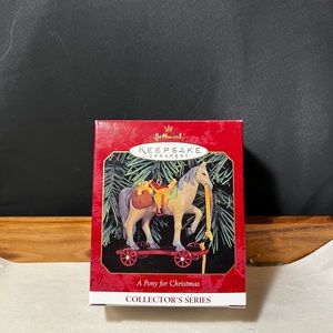 “A Pony for Christmas” Hallmark Keepsake Ornament